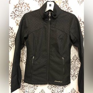 Eddie Bauer Soft Shell Zip Up Polyester Jacket